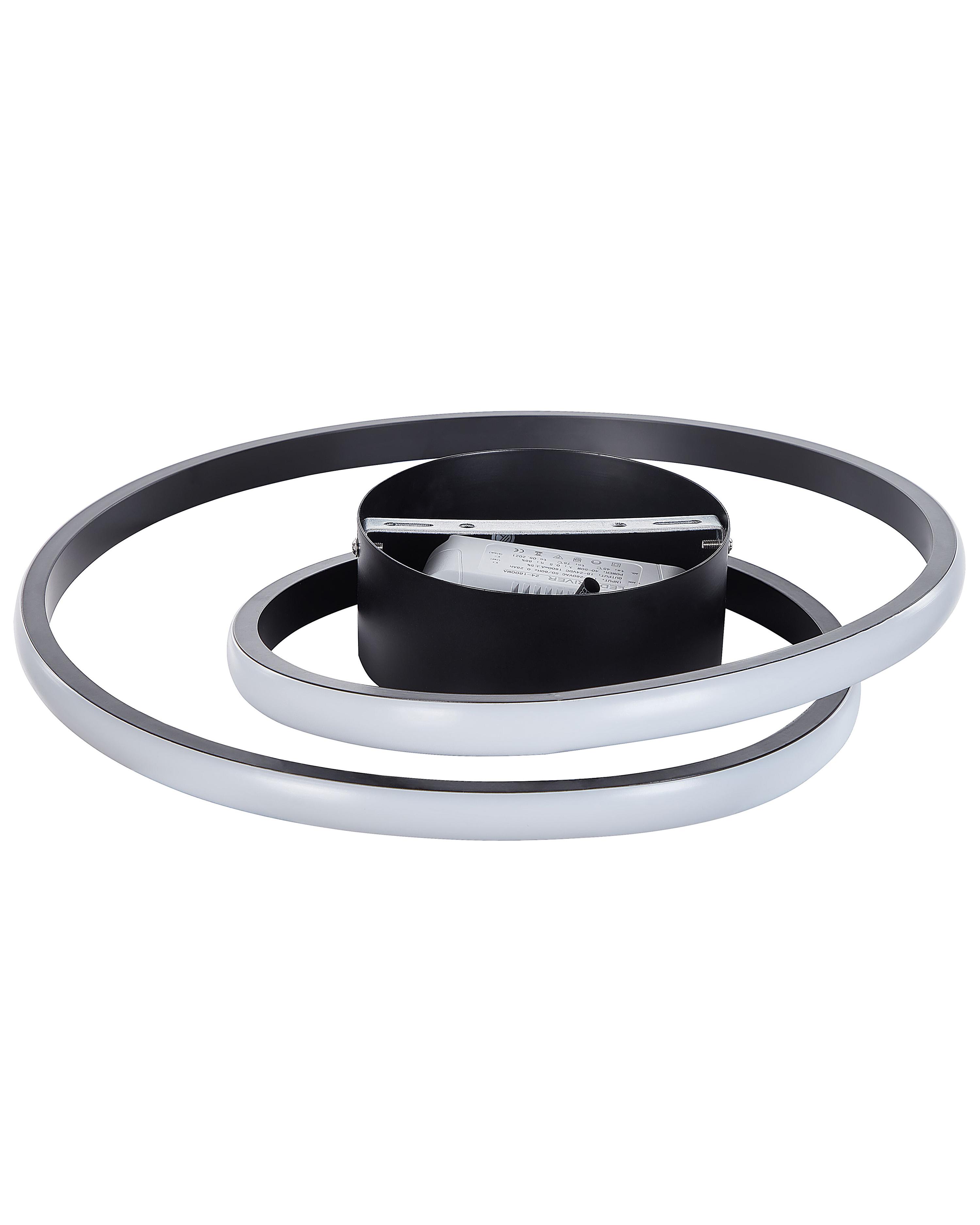 LED plafondlamp NARYN Metaal Zwart