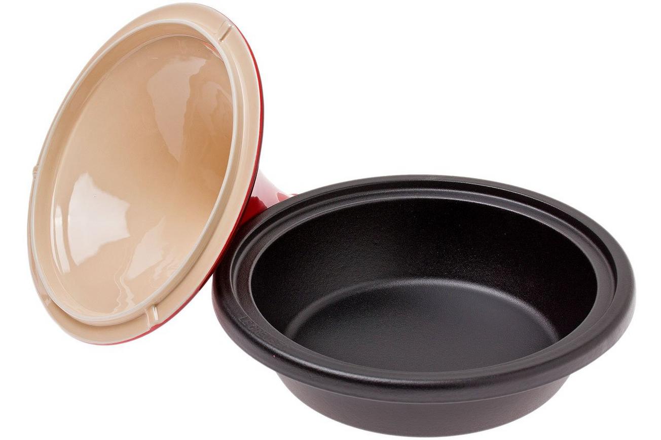 Le Creuset tajine 27 cm, 2L kersenrood
