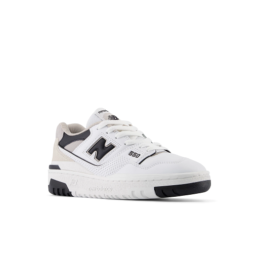 New Balance 550 Sneakers, White/Black, 37.5