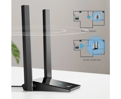 TP-Link Archer TX20U plus AX1800 High Gain Wireless USB Adapter