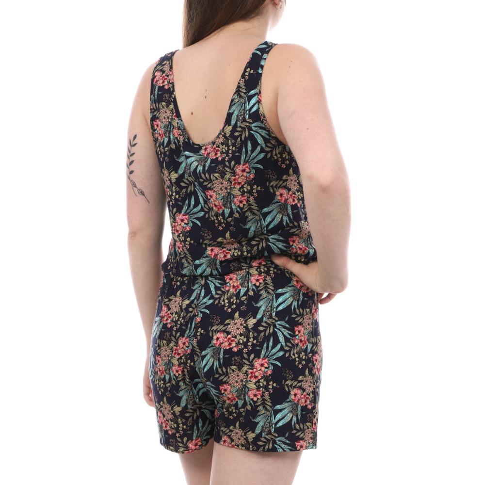 Vero Moda Combishort Marine/Fleurs Femme Vero Moda Easy