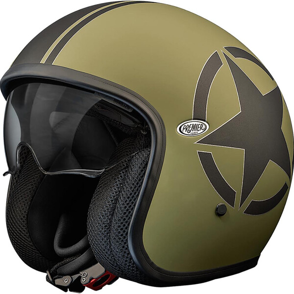 premier - Casque Vintage Star Kaki / Vert