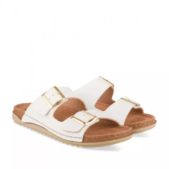 Mules BLANC INBLU