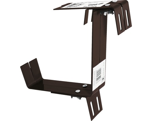 Bloembakhouder type E voor balustrade, bruin