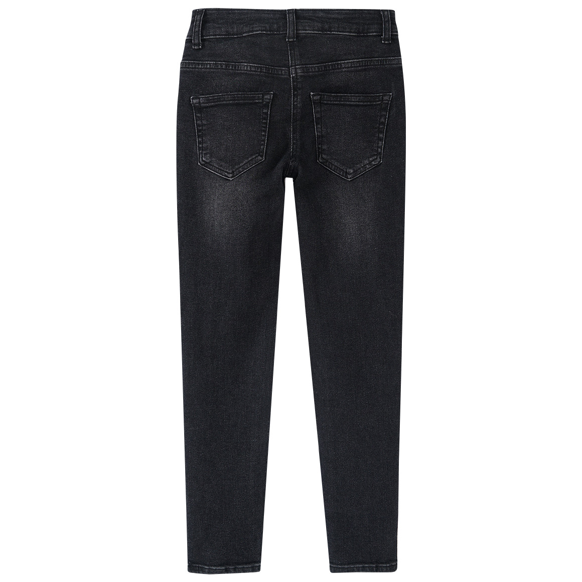 Beatwear Mädchen Skinny-Jeans mit verstellbarem Bund dunkelgrau