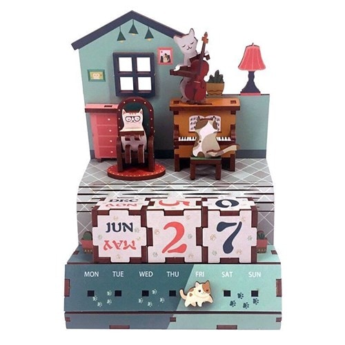 Calendrier puzzle en bois diy th