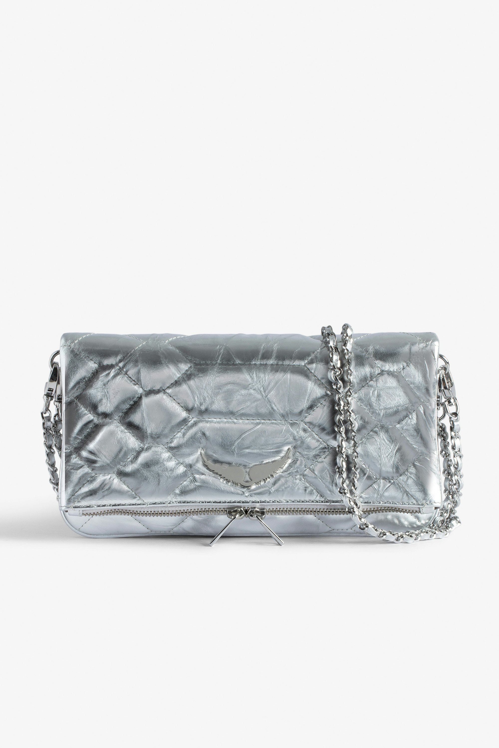 Pochette Rock Matelassée Métallisée