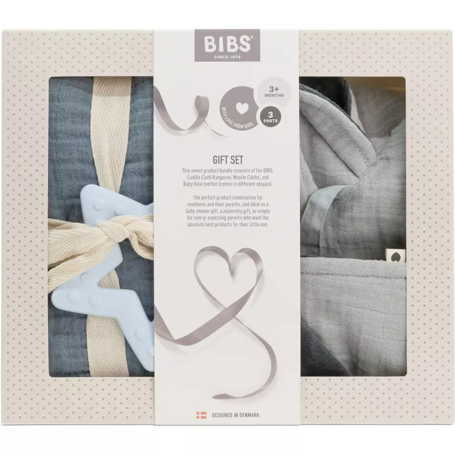 BIBS® Geschenkset Baby Shower Baby Blue