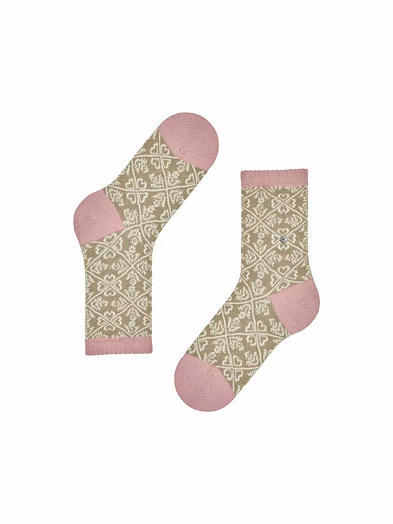 BURLINGTON Damen Socken COTTAGE KNIT 36-41 country beige