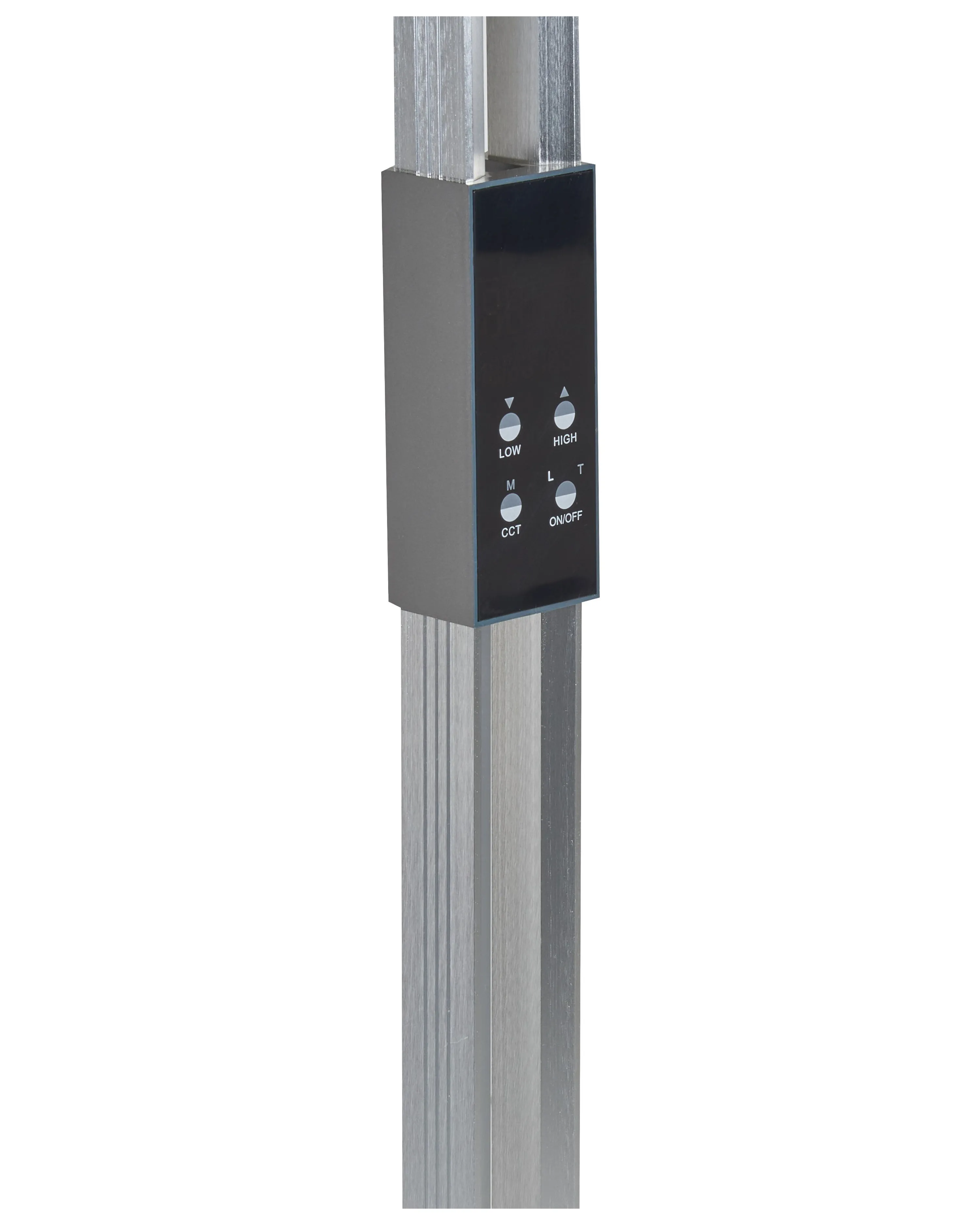LED staande lamp AQUARIUS met dimmer Metaal Zilver
