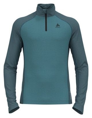 Base Layer Odlo 1/2 Zip Performance Wool 150 Bleu