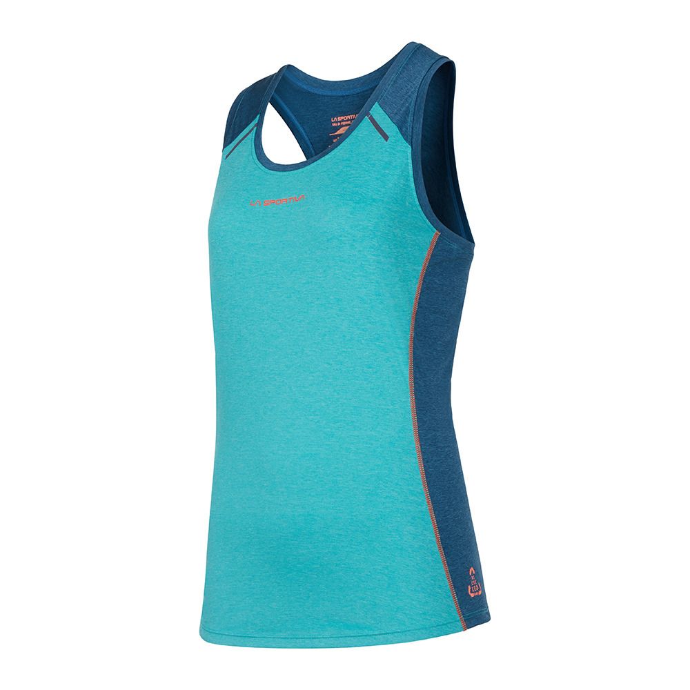 La Sportiva TRACER - Débardeur Femme lagoon/storm blue