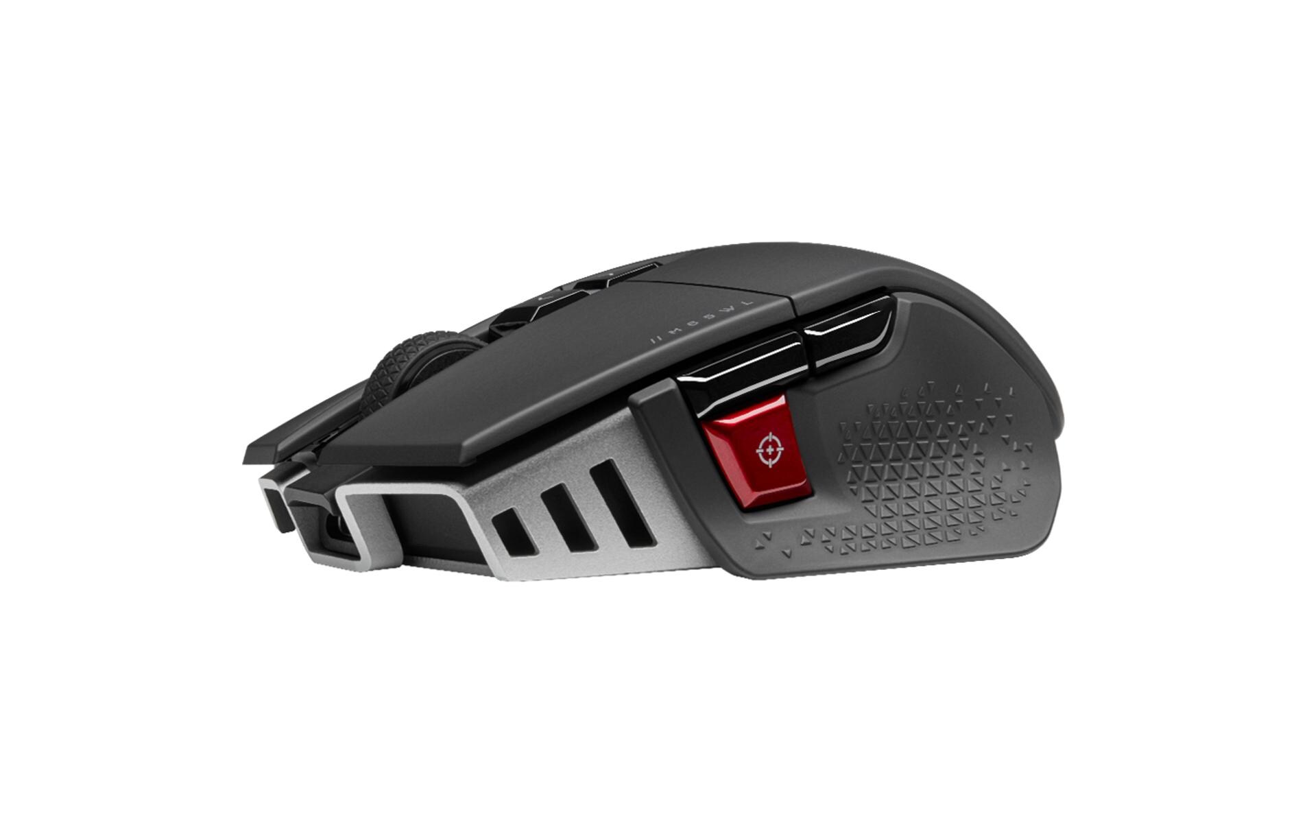 Gaming-Maus M65 RGB Ultra Wireless Schwarz<br>Kabellose Gaming-Mouse mit geringem Eigengewicht und programmierbaren Tasten, speziell konzipiert für FPS-Spiele