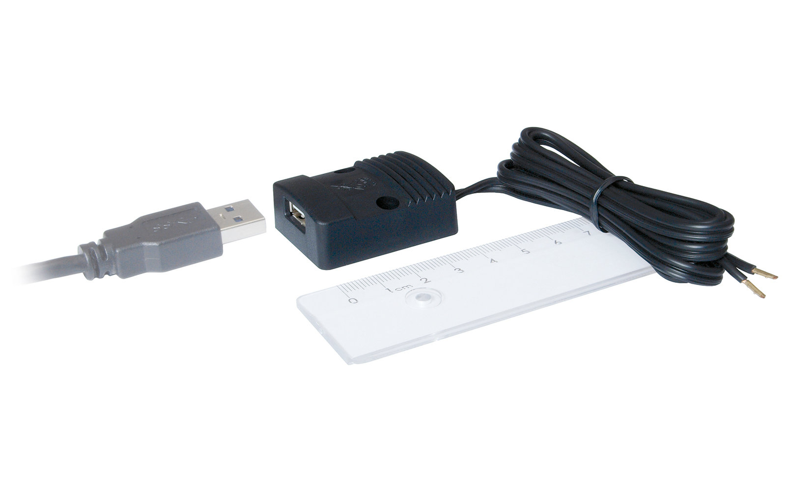 Flache Power USB Steckdose 12V