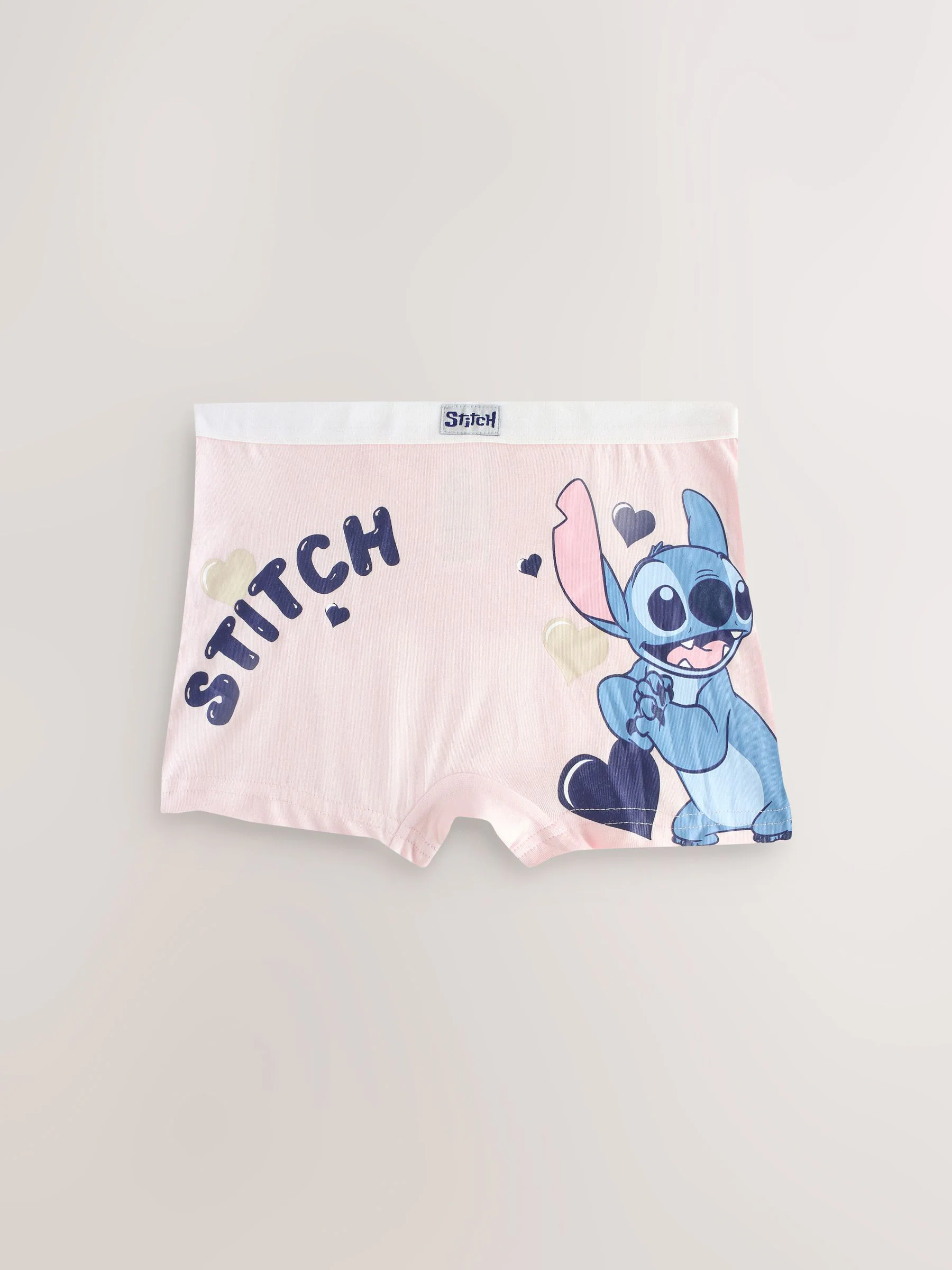 Roze/blauw - Disney Stitch en Angel shorts 5 -pack (2-16jr)