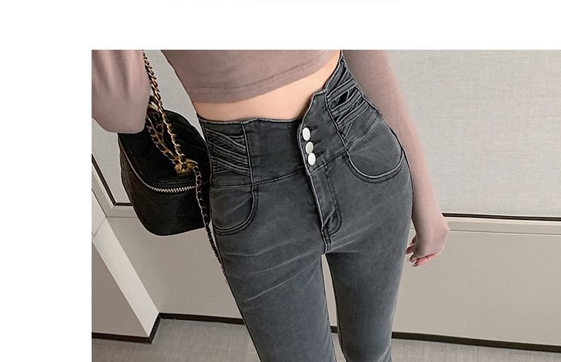 Notica - High Rise Washed Skinny Jeans