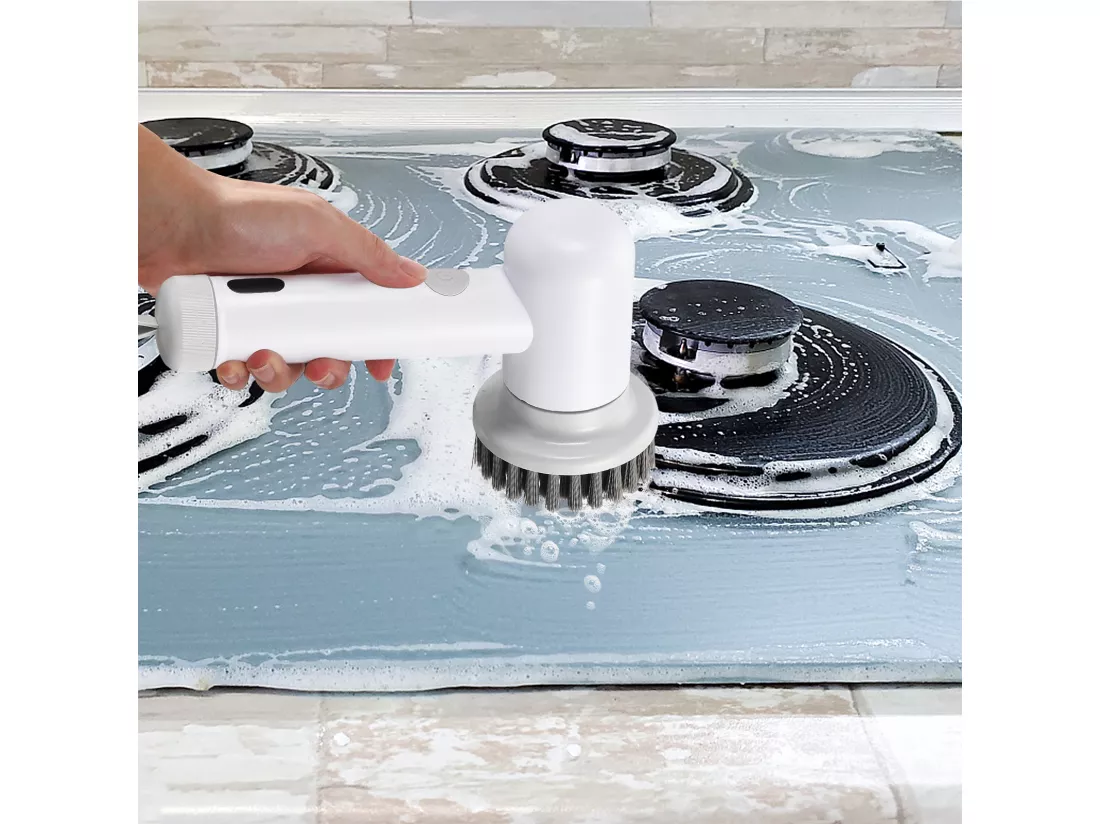 Brosse de Nettoyage Électrique Portatives, Brosse Remplaçables, pour Nettoyage du Carrelage