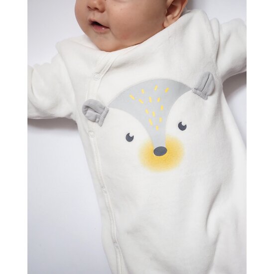 Golden Winter Pyjama en velours   Ecru Peluche        de               P'tit bisou