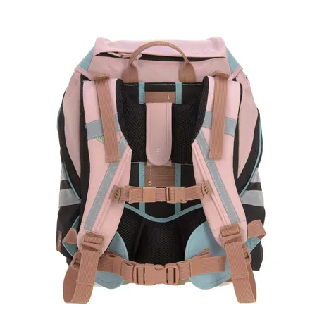 Lässig Schulranzenset Unique Rose Blue Black, 7-teilig