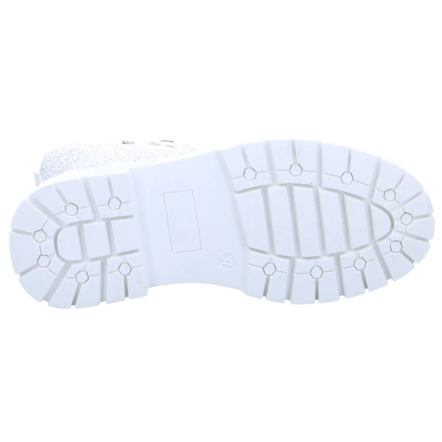 LA STRADA Boot Weiss Lederimitat