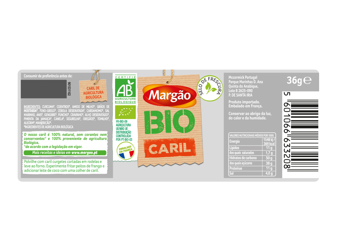 CARIL MARGÃO BIO 36G