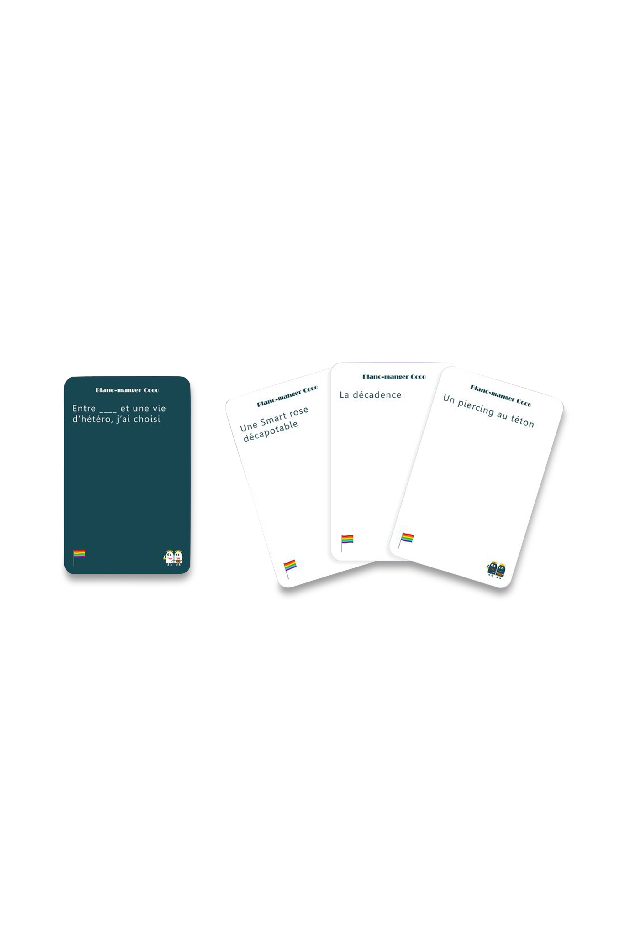 BLACKROCK GAMES Jeu de cartes BLANC MANGER COCO COMING OUT Multicolore