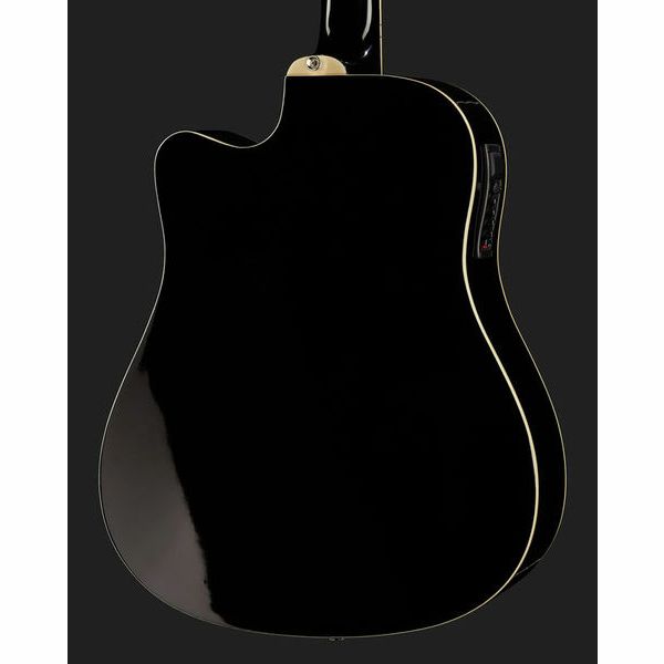 Harley Benton HBD200-12BK 12-String Westerngitarre schwarz