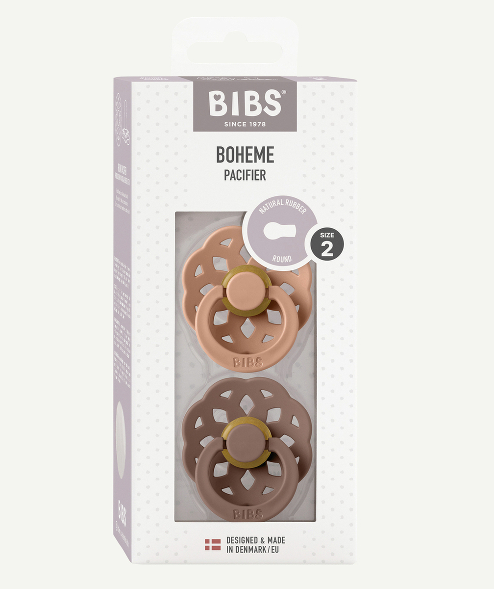 BIBSLOT DE 2 TÉTINES BOHÈME PÊCHE