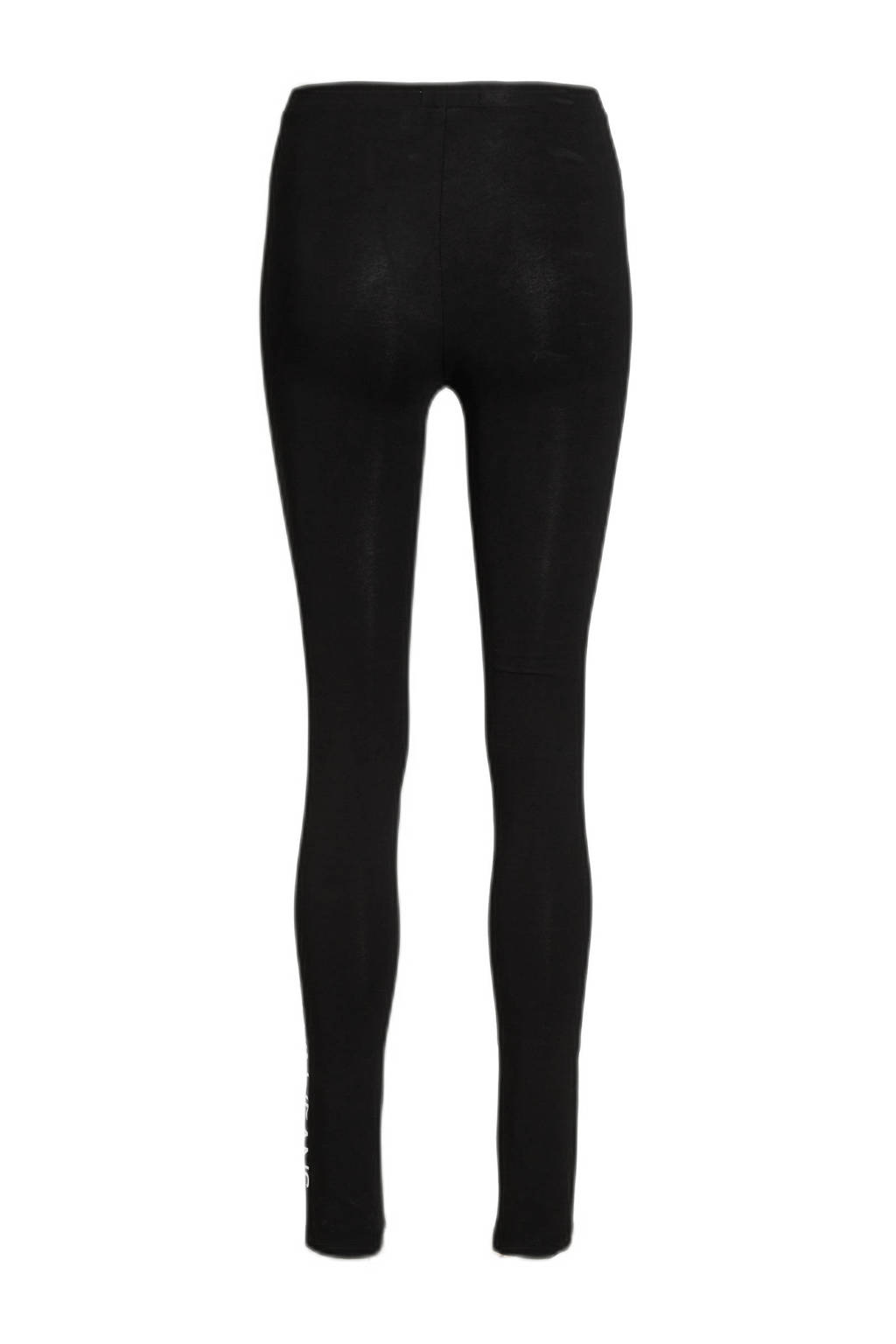 CALVIN KLEIN JEANS legging met logo zwart/wit