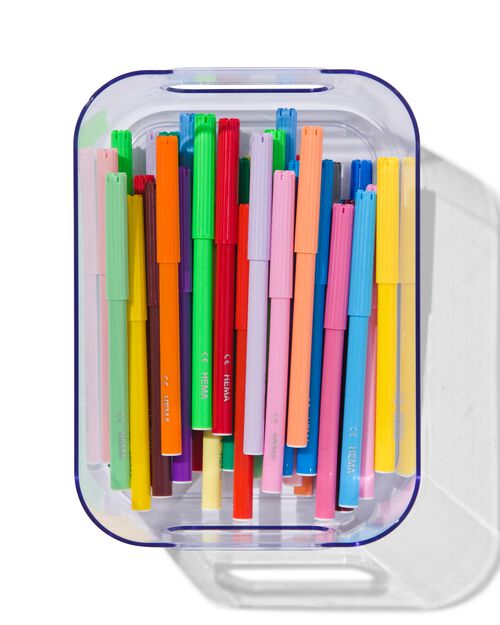 couvercle pour boîte de rangement 14x20x2 Helsinki transparent