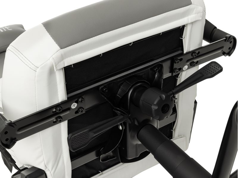 onit Gaming-Stuhl Weiss/Grau Ergonomischer Stuhl für lange Gaming-Sessions und Arbeitstage