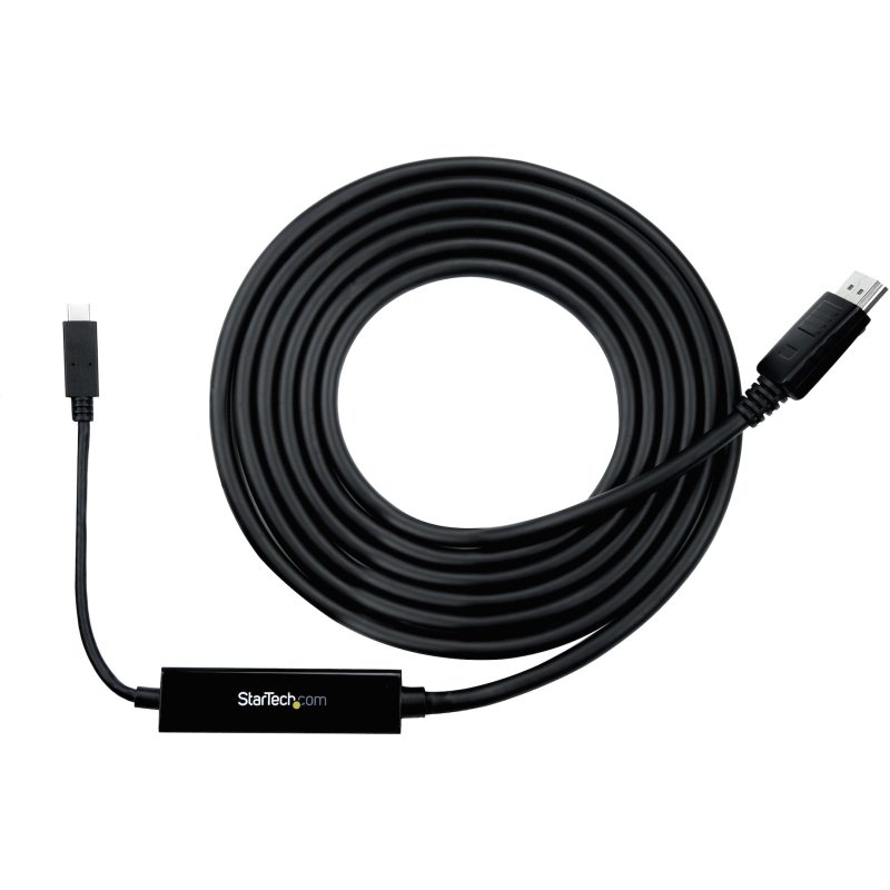 StarTech.com Câble adaptateur USB-C vers DisplayPort 4K 60 Hz de 3 m - Noir