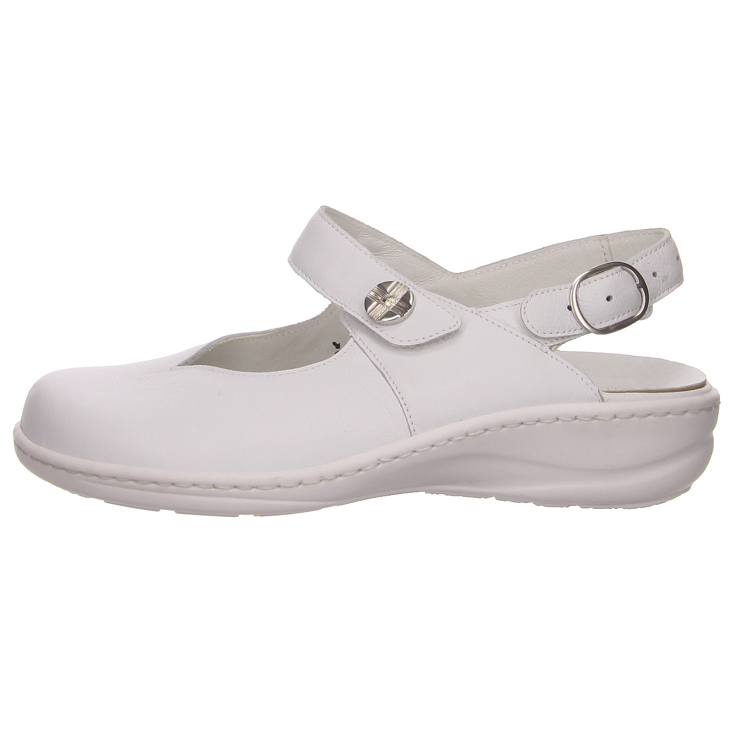 Waldläufer Spangenschuhe weiß weiss/weiss kombi