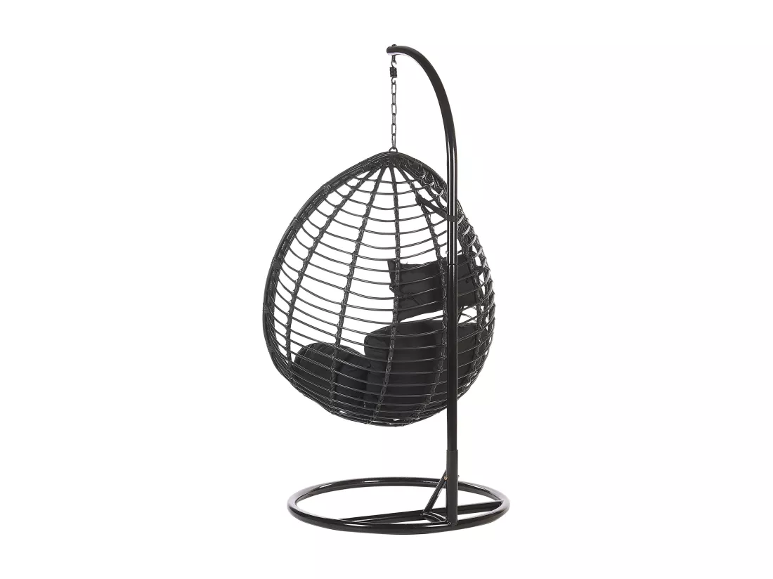 Fauteuil suspendu avec support TOLLO Noir