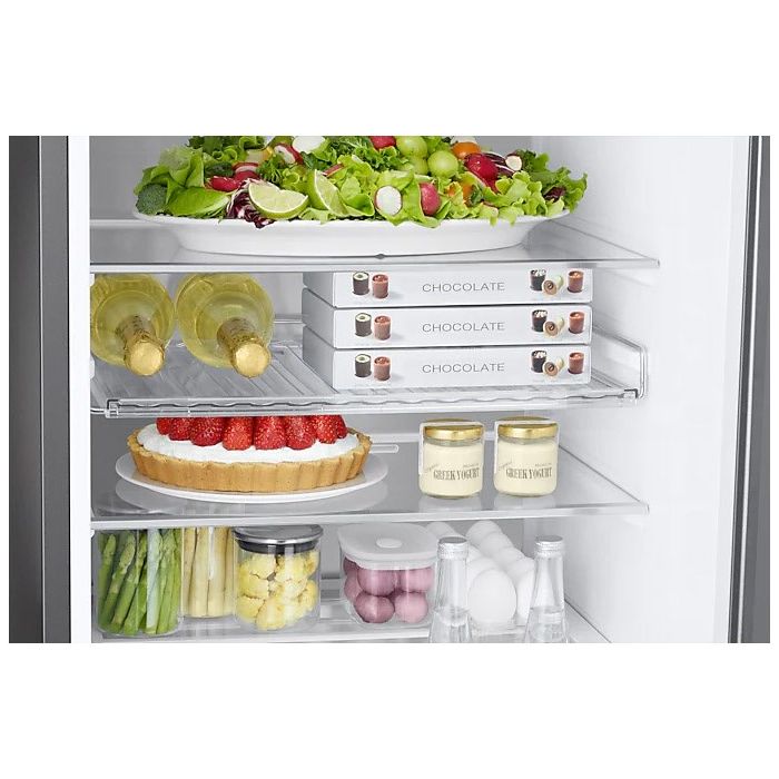 Samsung Kühl-Gefrierkombination RL38A7CGTS9/EG Edelstahl Look