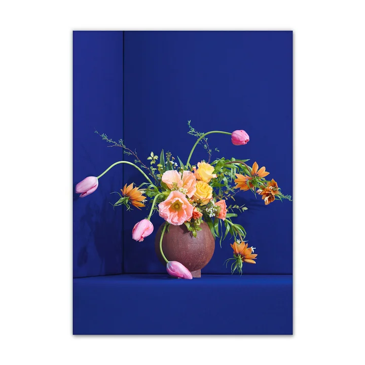 Paper Collective - Blomst, 30 x 40 cm, blau