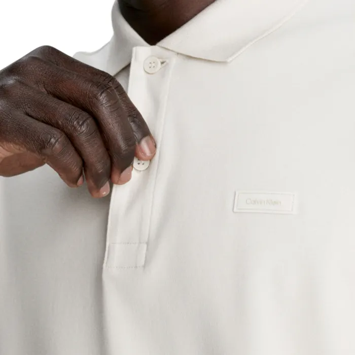 Calvin Klein Smooth Cotton Polo Heren