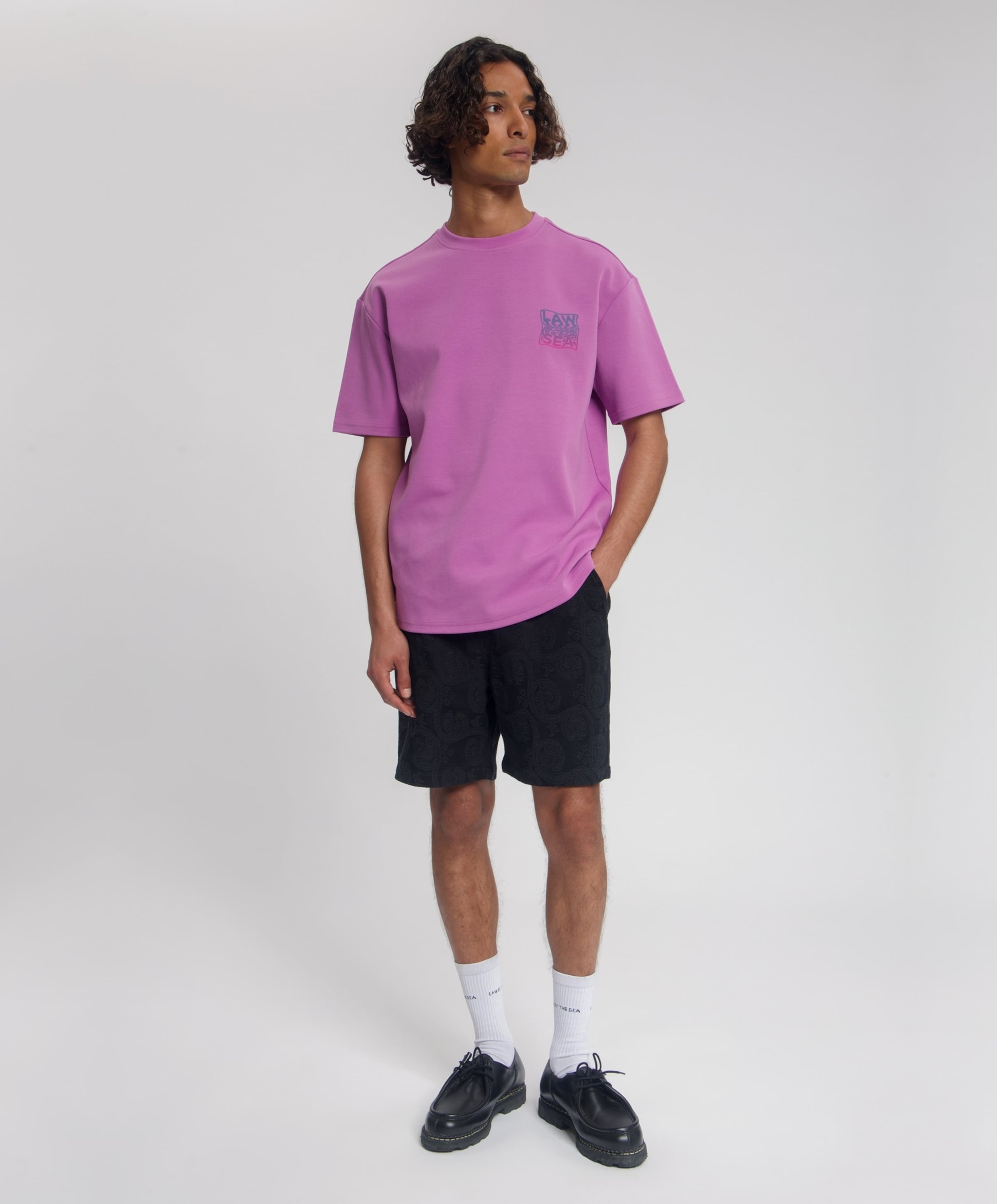 Law of the Sea Heren T-shirt roze