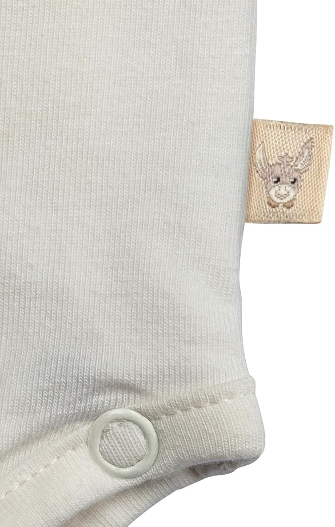 (Gr. 68) Baby Baumwoll Body Emmi Langarm Strampler Wickelbody (5692490 068908) - Ecru