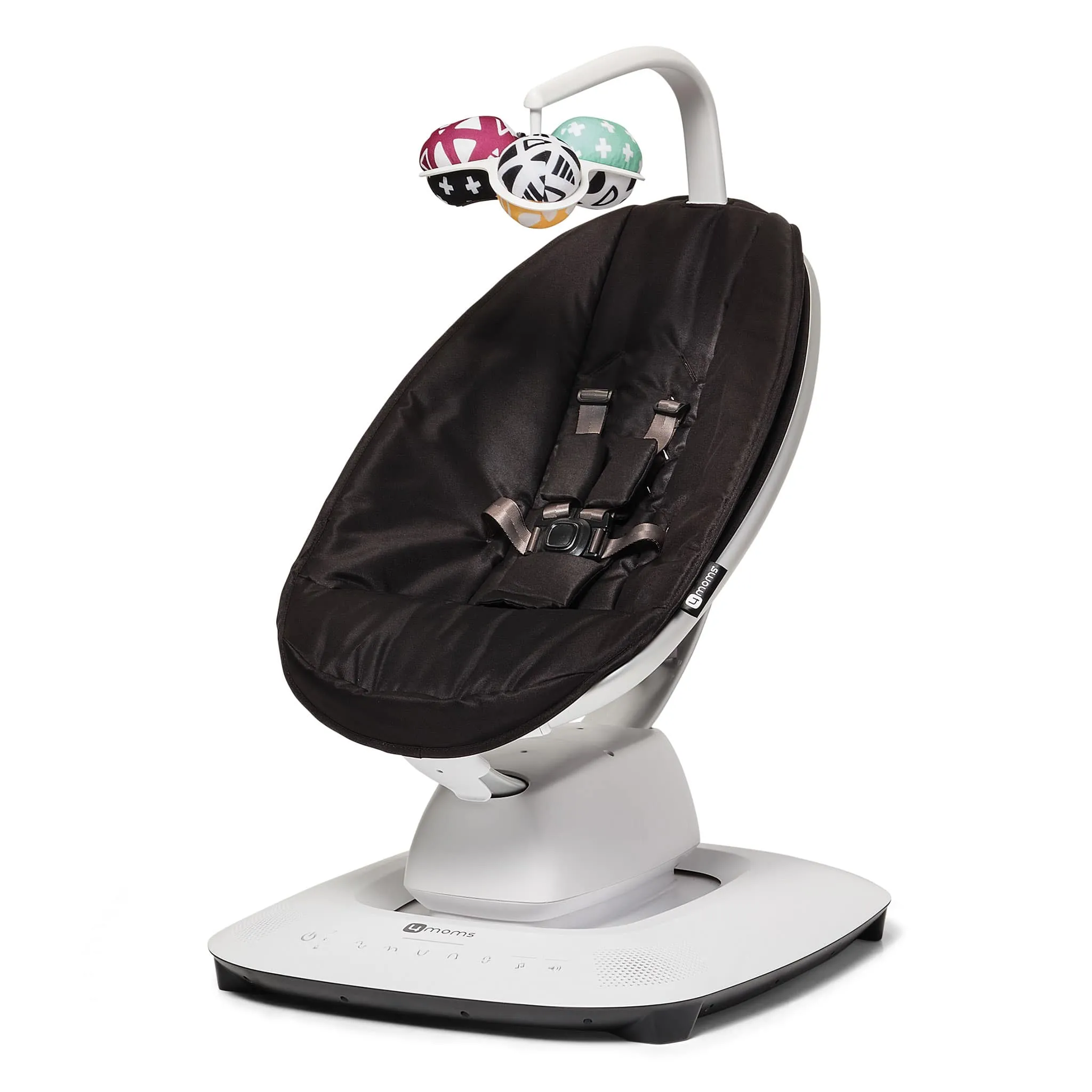 4 Moms Balançoire à Mouvement Intelligente MamaRoo 5.0- Noir Classic