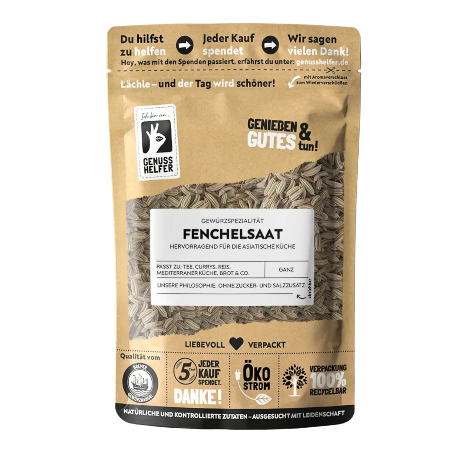 Fenchel, ganz, 3er Pack