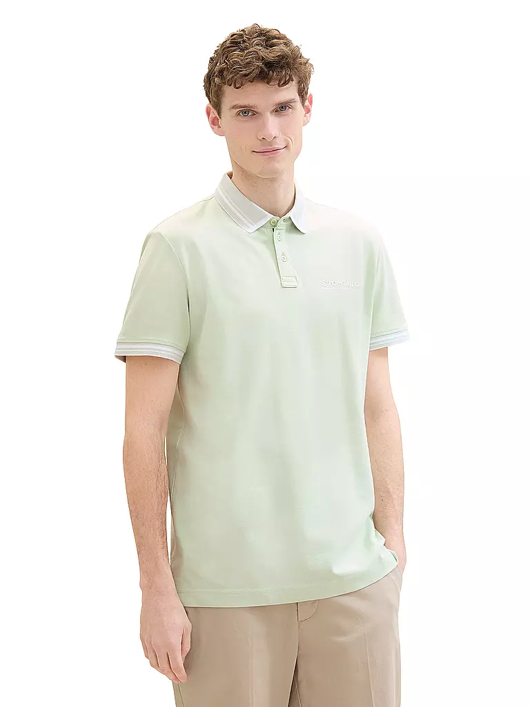 TOM TAILOR Poloshirt grün