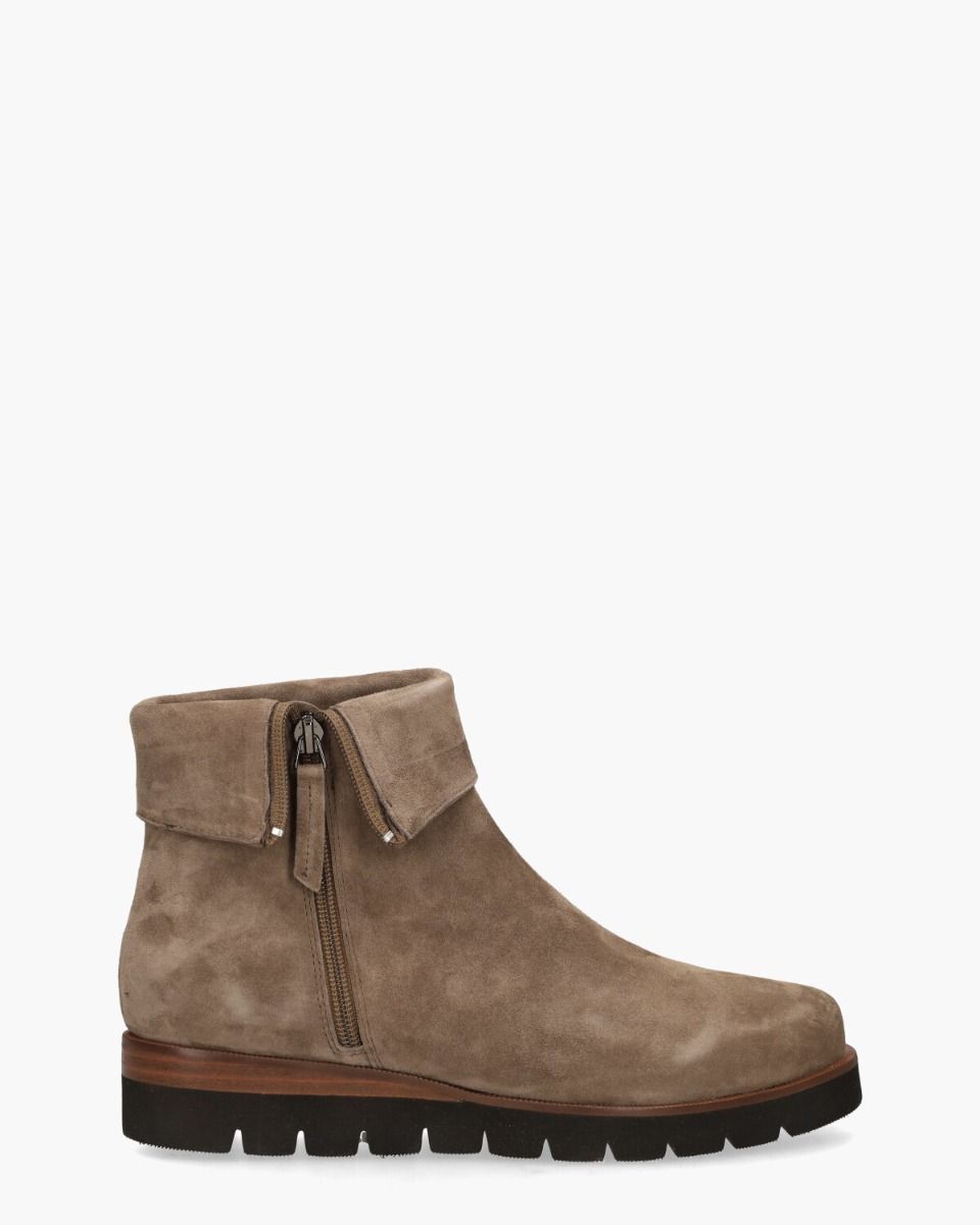 Di Lauro Nanet Taupe Dames Enkelboots