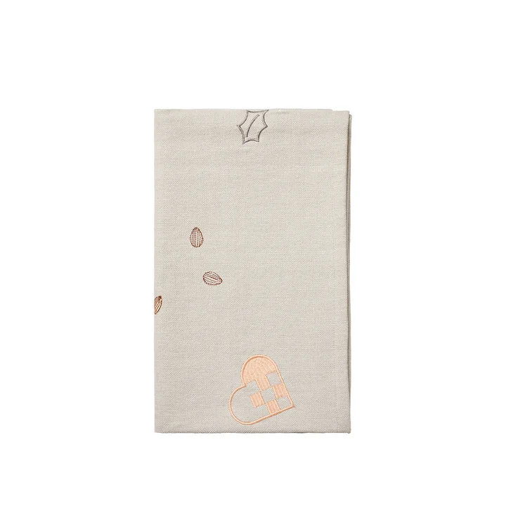Broste Copenhagen - Fryd Tischläufer, light warm grey / beige