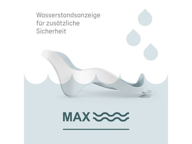 Angelcare Badewanneneinsatz für Babybadewanne Light Aqua Badesitz für Babybadewanne, Aqua