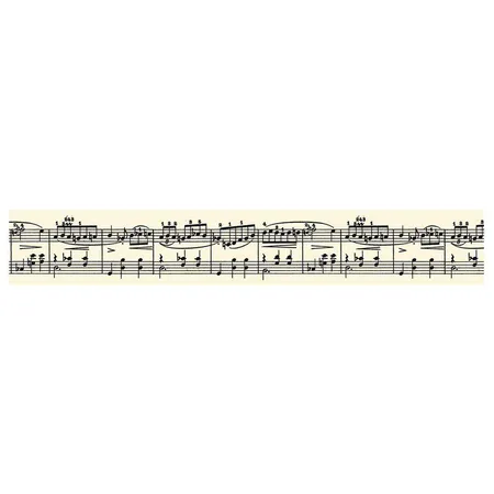 URSUS Masking Tape, ca. 30 mm x 10 m, Musiknoten