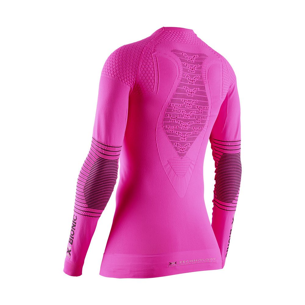 X-Bionic ENERGIZER 4.0 - Sous-couche Femme neon flamingo/anthracite
