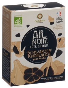 GAIHAMSA Schwarzer Knoblauch ganze Knollen Bio, 2 Stück