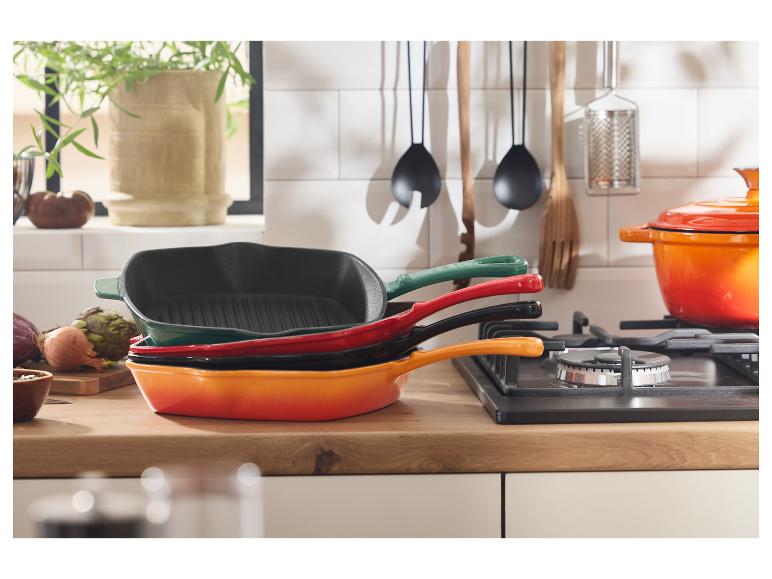 Gietijzeren grillpan 24 cm