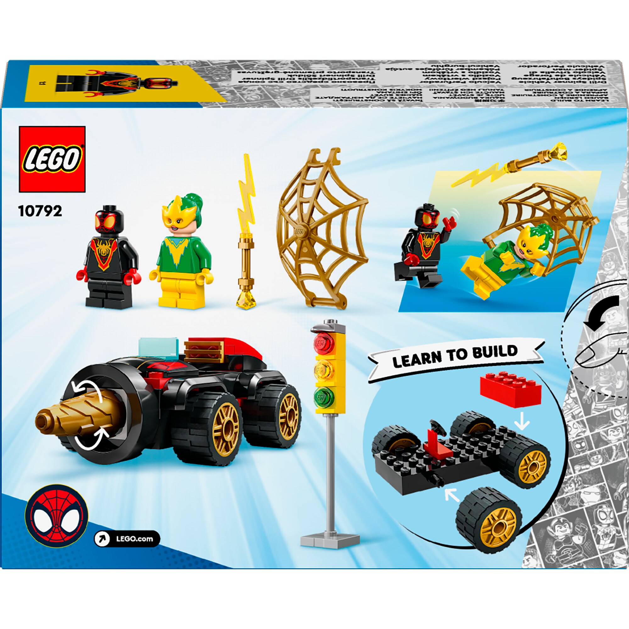 LEGO Konstruktionsspielzeug Marvel Spidey und seine Super-Freunde Spideys Bohrfahrzeug